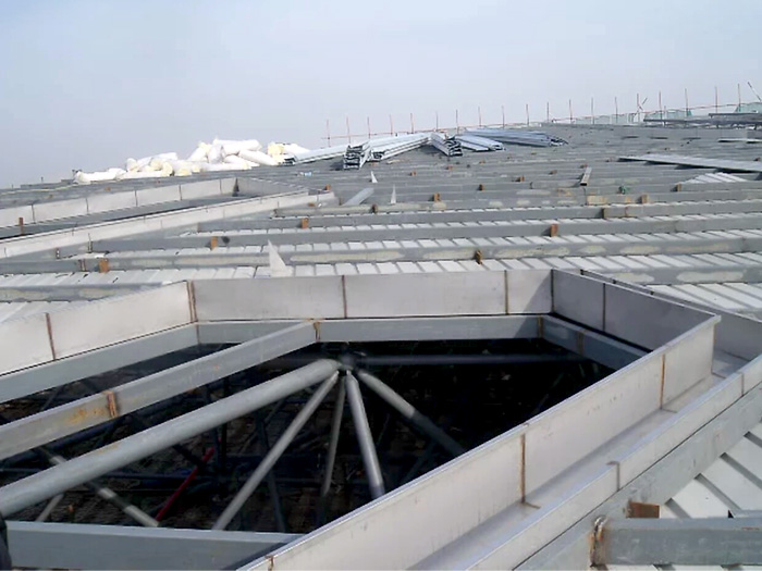 周口安吉县体育馆网架